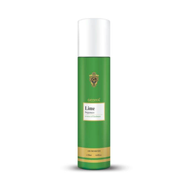 Gediya Lime Air Freshener – 250ml Room Spray with Fresh Citrus Scent