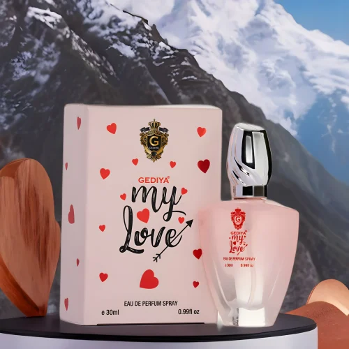 Gediya My Love Perfume – 30 ml Eau De Perfume with Rose, Litchi & Musk