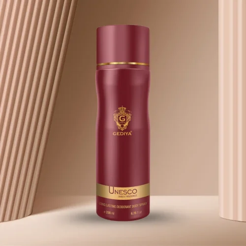 Gediya UNESCO Deodorant 200 ml – Spicy & Fresh Long Lasting Body Spray
