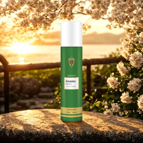 Gediya Jasmine Air Freshener 250 ml – Fresh Floral Room Spray with Natural Jasmine Aroma