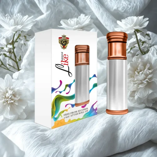 Gediya LIKE Attar | Alcohol-Free Roll-On with Fresh Melon & Soft Musk – 3ml
