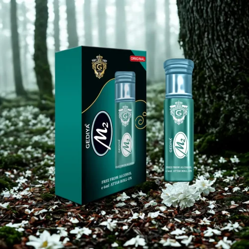 Gediya M2 Attar | Alcohol-Free Roll-On with Fruity & Amber Notes – 6ml