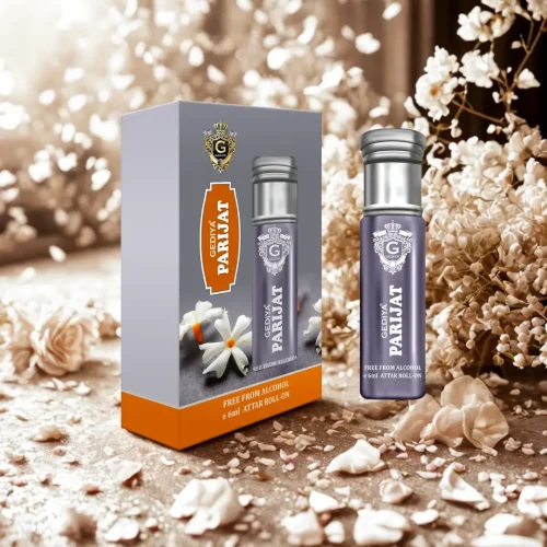 Gediya Parijat Attar | Alcohol-Free Roll-On with Night-Blooming Floral Essence – 6ml